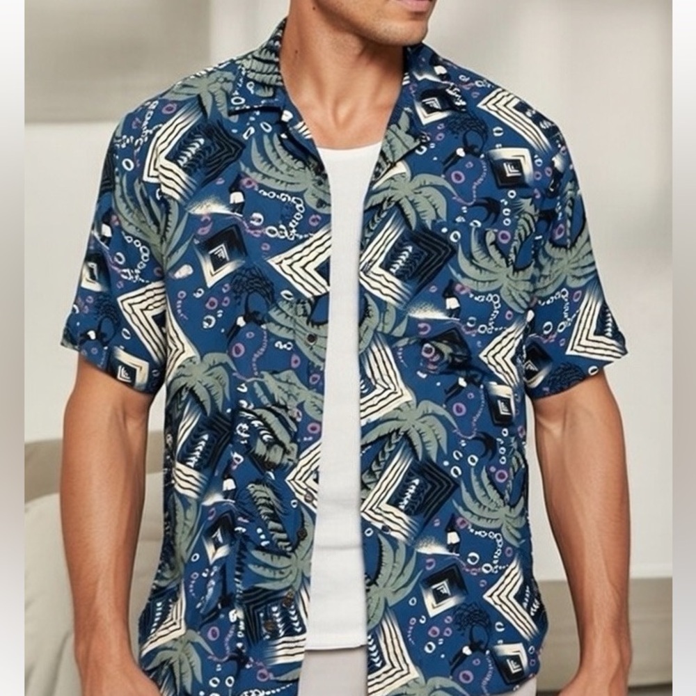 Reyn Spooner vintage 90’s Aloha Surfer Hawaiian Shirt Large